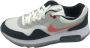 Nike Air Max Motif Kinderschoenen Black White Grey Fog Siren Red Kind - Thumbnail 5