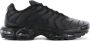 Nike Air Max Plus TN Leather Triple Black Heren Sneakers Schoenen Zwart AJ2029 - Thumbnail 1