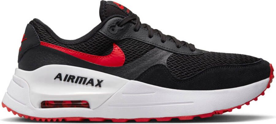 Nike Air max systm Sneakers Mannen Zwart Wit Rood