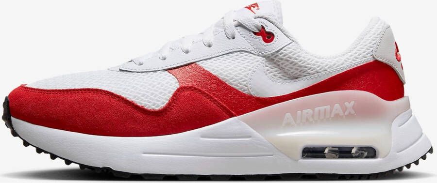 Nike air max systm sneakers wit rood heren