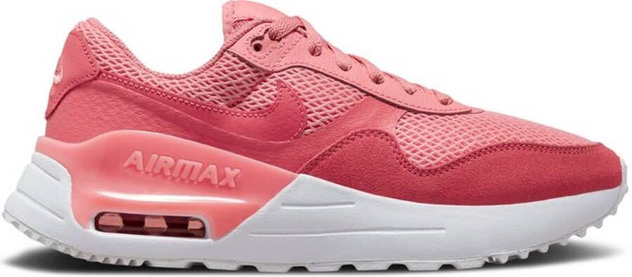 Nike Air Max Systm Dames Sneakers Roze Wit Rood Casual