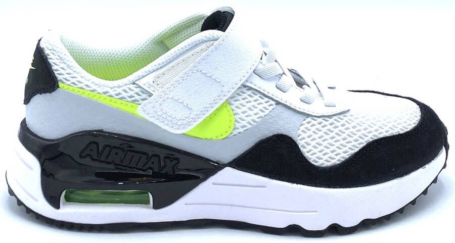 Nike Air Max Systm (PS) White Black Volt Pure Platinum - Foto 2