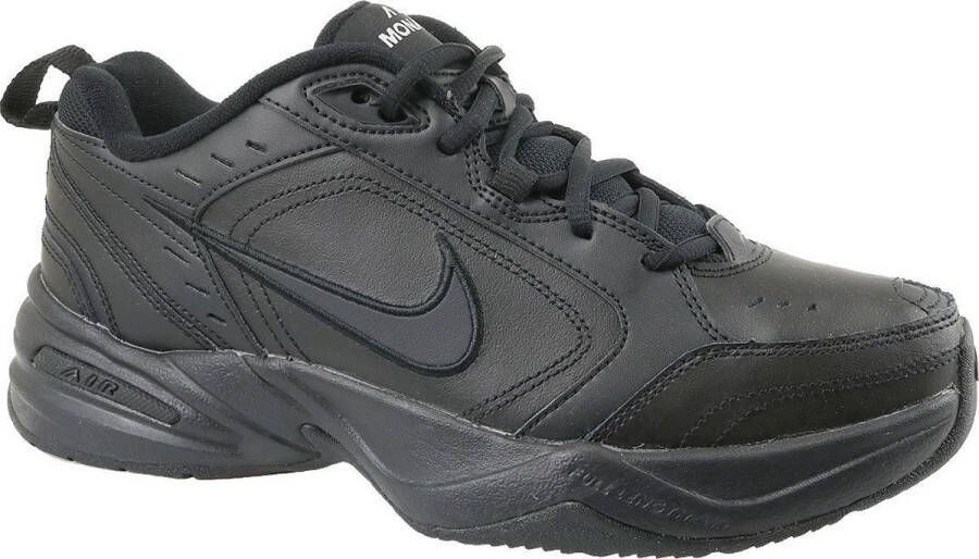 Nike Air Monarch IV Heren Sneakers Schoenen Zwart 415445 - Foto 3