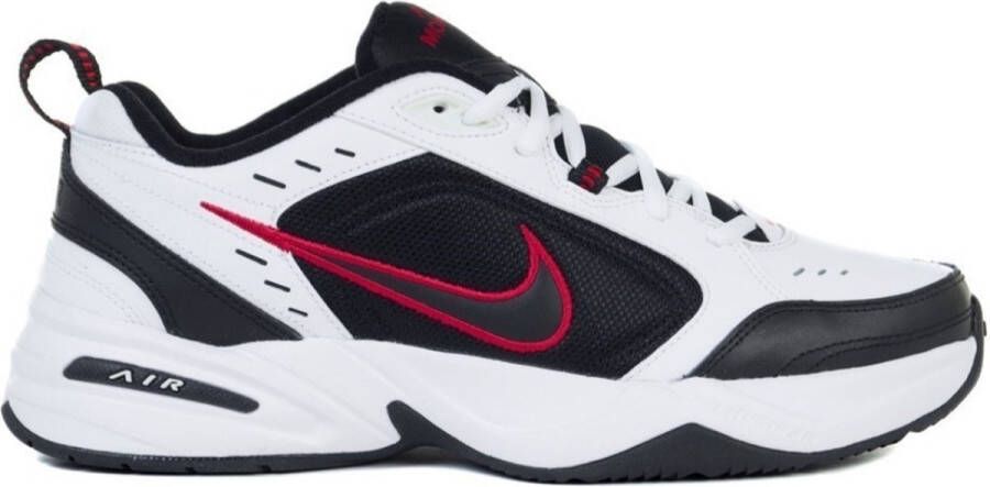 Nike Air Monarch IV Heren Sneakers Schoenen Wit-Zwart 415445 - Foto 2