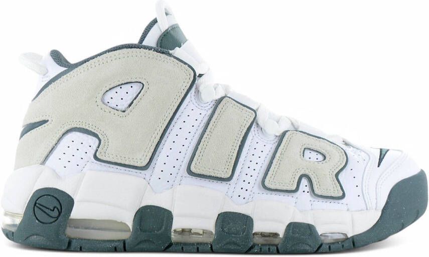 Nike Air More Uptempo 96 Heren Sneakers Basketbal Schoenen Leer Wit FN6249