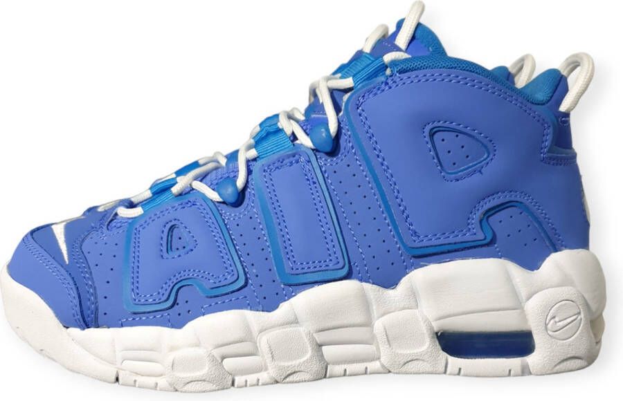 Nike Air More Uptempo Kinderschoenen Medium Blue Battle Blue White Kind