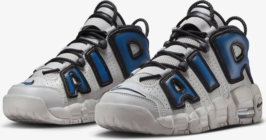 Nike Air More Uptempo (gs) Basketball Schoenen light iron ore industrial blue iron grey maat: 36.5 beschikbare maaten:36.5 38 - Foto 3