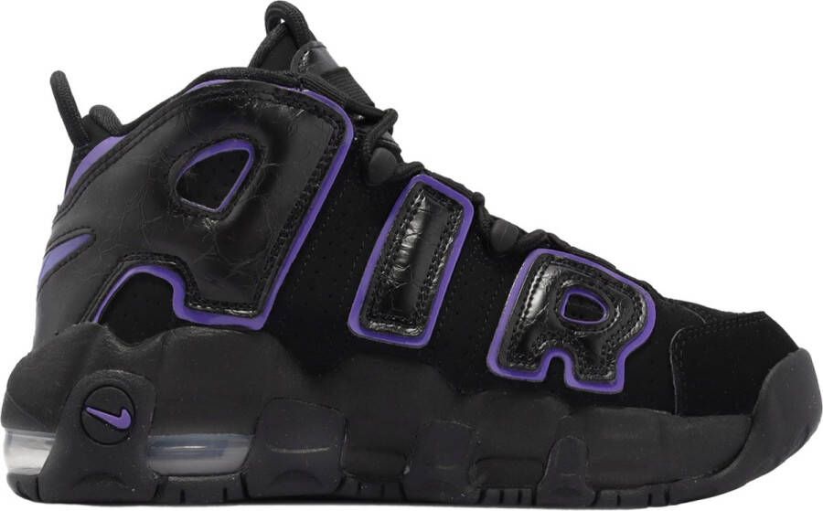 Nike Air More Uptempo Limited Edition Zwart Paars Unisex LET OP! Doos Zonder Deksel