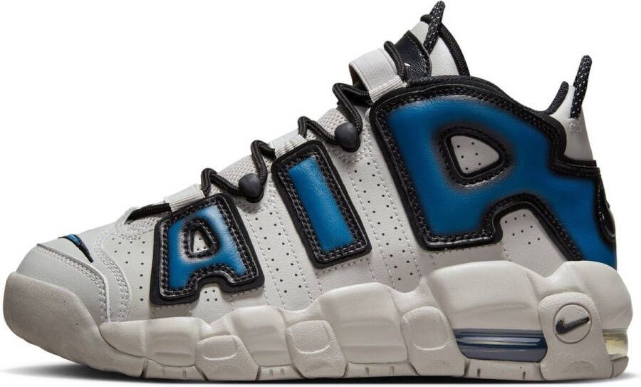 Nike Air More Uptempo (gs) Basketball Schoenen light iron ore industrial blue iron grey maat: 36.5 beschikbare maaten:36.5 38