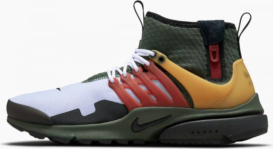 Nike Air Presto Mid Utility Carbon Green Ghost Pollen Black
