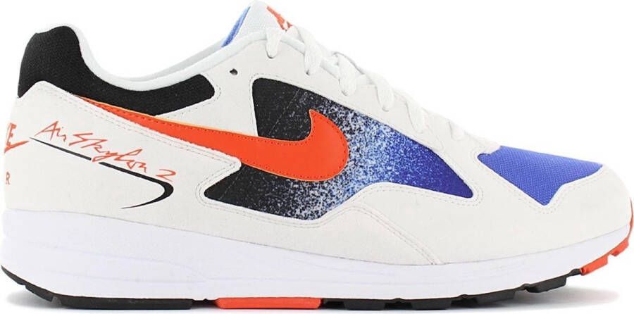 Nike Air Skylon 2 Heren Retro Sneakers Sport Casual Schoenen Wit-Oranje - Foto 1