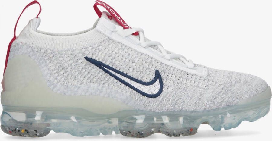 Nike Air VaporMax 2021 Flyknit Damesschoenen Photon Dust Midnight Navy Mystic Hibiscus White Dames