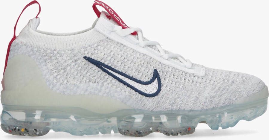 Nike Air VaporMax 2021 Flyknit Damesschoenen Photon Dust Midnight Navy Mystic Hibiscus White Dames - Foto 1