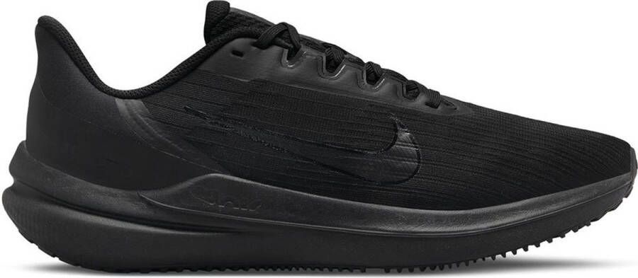 Nike air winflo 9 hardloopschoenen zwart heren
