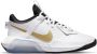 Nike Air Zoom Crossover GS Basketbal Schoenen White Metallic Gold Black Kinderen - Thumbnail 1