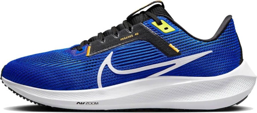 Nike Air Zoom Pegas Hardloopschoenen Heren Blauw Wit
