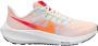 Nike Air Zoom Pegas NN GS Hardloopschoenen White Total Orange Bright Crimson Black Kinderen - Thumbnail 1