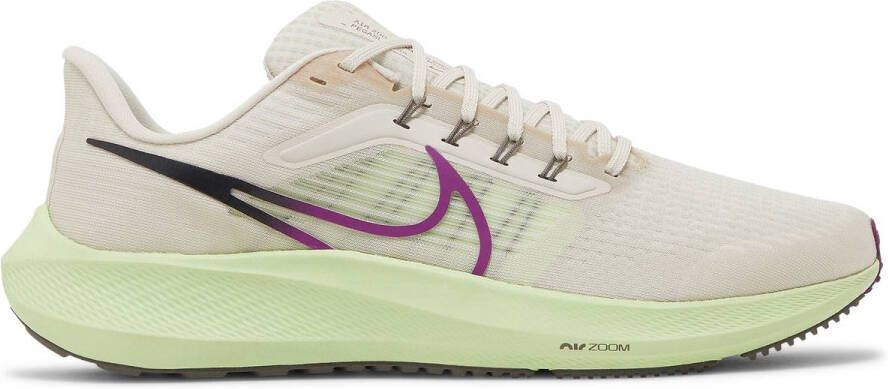 Nike Air Zoom Pegasus Heren Hardloopschoenen Beige Lichtgroen Doos zonder deksel