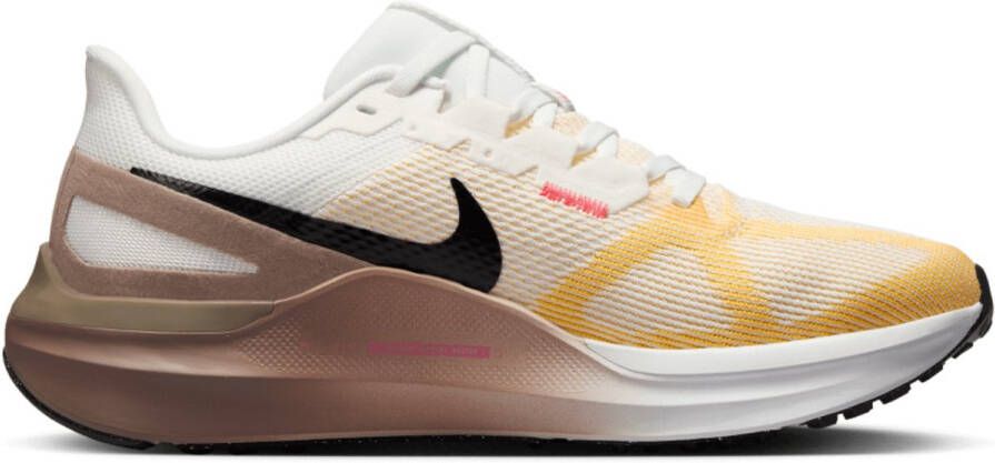 Nike Air Zoom Structure Dames Sneakers Wit Bruin Hardloopschoen Doos Zonder deksel