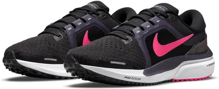 Nike air zoom vomero 16 hardloopschoenen zwart roze dames