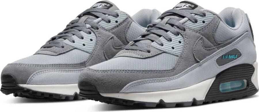 Nike Air Max 90 'Wolf Grey Chlorine Blue Heren Sneakers DM0029 - Foto 5