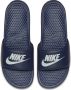 Nike Benassi ""Just Do It."" Sandal Slippers Unisex Navy - Thumbnail 1