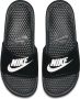 Nike Benassi Just Do It Heren Slippers en Sandalen Black Synthetisch 5 Foot Locker - Thumbnail 2