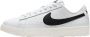 Nike Blazer Low (GS) leren sneakers wit zwart - Thumbnail 2