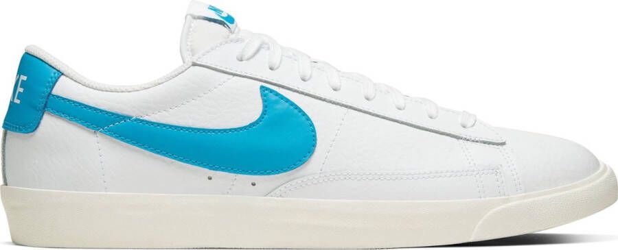 Nike Blazer Low Leather Heren Sneakers White Laser Blue-Sail