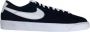 Nike Blazer Low Prm Vntg Suede Black White Schoenmaat 40 1 2 Sneakers 538402 004 - Thumbnail 9
