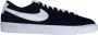 Nike Blazer Low Prm Vntg Suede Black White Schoenmaat 40 1 2 Sneakers 538402 004 - Thumbnail 1