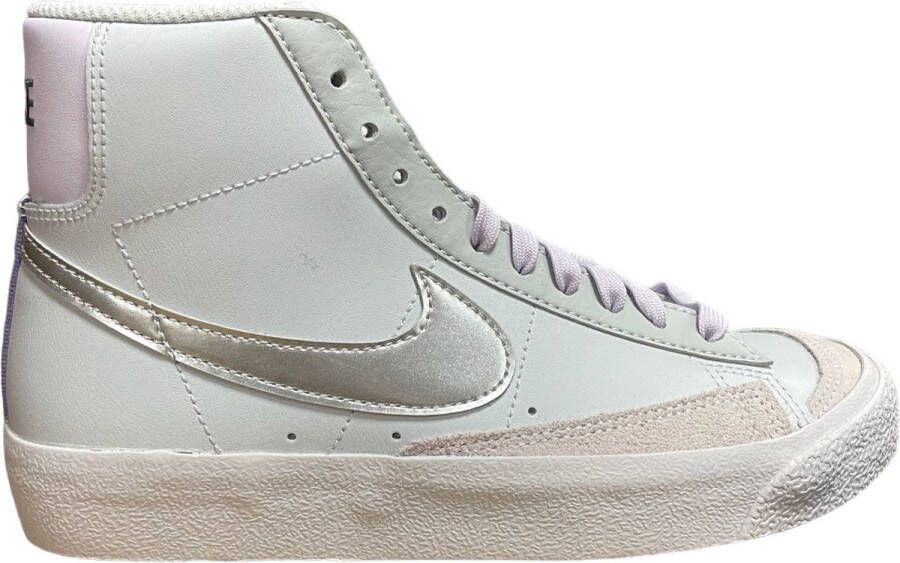 Nike Blazer Mid '77 (gs) Basketball Schoenen pure platinum metallic silver maat: 36.5 beschikbare maaten:36.5