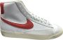 Nike Blazer Mid '77 NN Sneakers Wit Rood - Thumbnail 3
