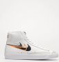 Nike Blazer Mid '77 Basketball Schoenen white black bright mandarin medium ash maat: 46 beschikbare maaten:42 43 44.5 45 46 - Thumbnail 5