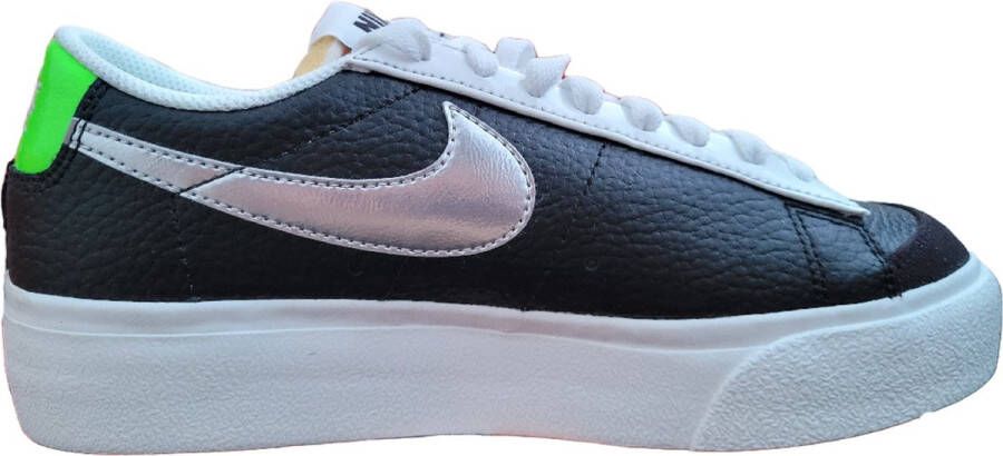 Nike Blazer Platform Dames Sneakers Black Metallic Silver - Foto 1