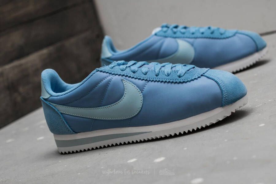 Nike Classics Cortez Nylon Blauw Sneakers Doos zonder deksel