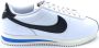 Nike Lage Sneakers Cortez Leather White Black - Thumbnail 5