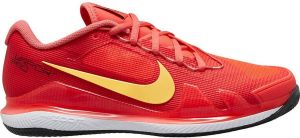 Nike Court Air Zoom Vapor Pro Clay Gravel Schoenen Bright Crimson Topaz Gold Magic Ember Dames