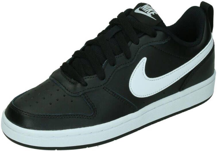 Nike Court Borough Low 2 (GS) Leren Sneaker 37 5 Zwart