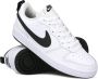 Nike Court Borough Low 2 (GS) leren sneaker wit zwart - Thumbnail 2