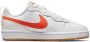 Nike Court Borough Low Kinder Sneaker Wit Oranje Doos zonder deksel - Thumbnail 2