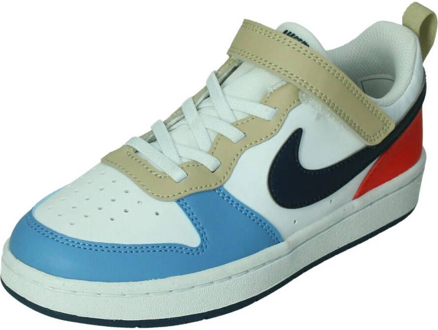 Nike court borough low recraft in de kleur wit