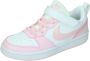 Nike court borough low recraft sneakers wit roze kinderen - Thumbnail 3