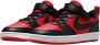 Nike court borough low recraft classic sneakers rood zwart kinderen - Thumbnail 1