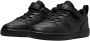 Nike court borough low recraft classic sneakers zwart kinderen - Thumbnail 1