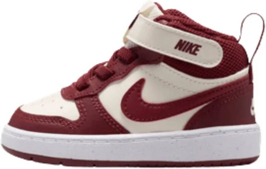 Nike court borough mid 2 baby in de kleur grijs