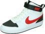 Nike court borough mid 2 sneakers wit rood kinderen - Thumbnail 1