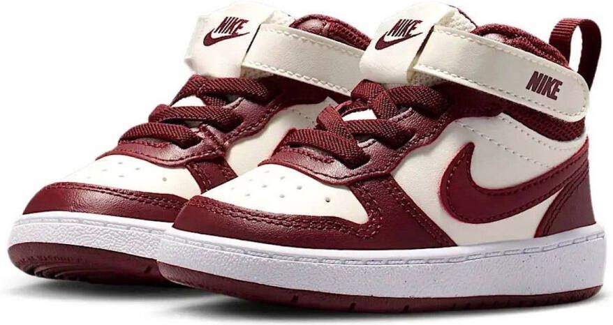 Nike court borough mid 2 baby in de kleur grijs