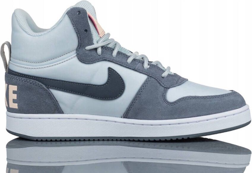 Nike Court Borough Mid Prem Sneakers Unisex Blauw