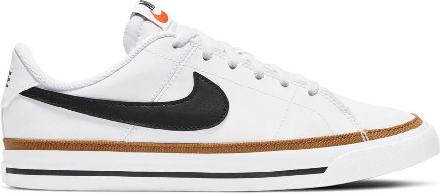 Nike Court Legacy Schoenen White Black Desert Ochre Gum Light Brown Kinderen - Foto 3